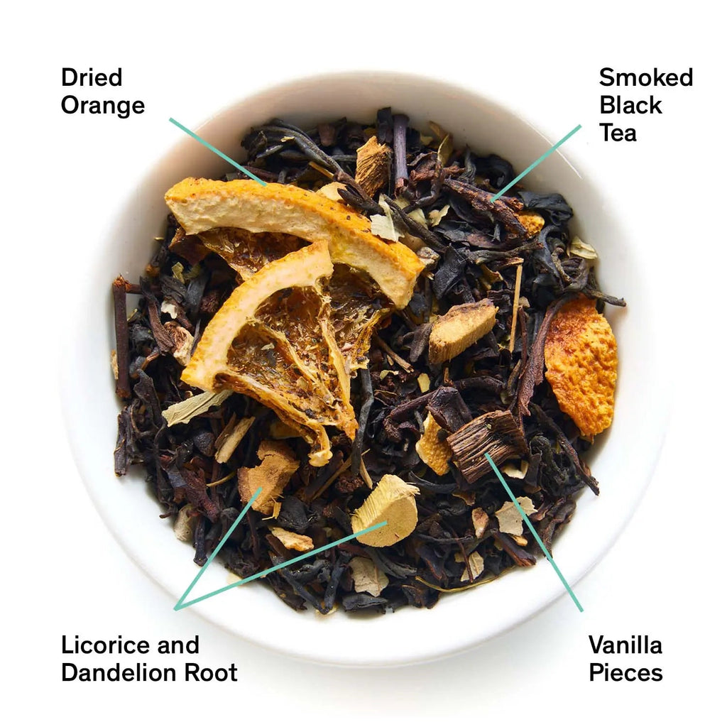 Smokey Orange Vanilla Black Tea-Loose Leaf with Blackberry & Amaro