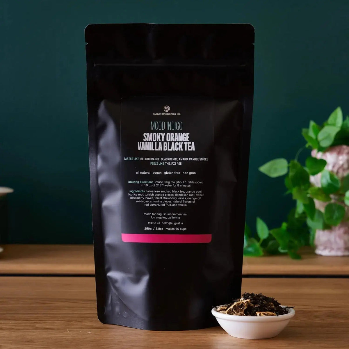 Smokey Orange Vanilla Black Tea-Loose Leaf with Blackberry & Amaro
