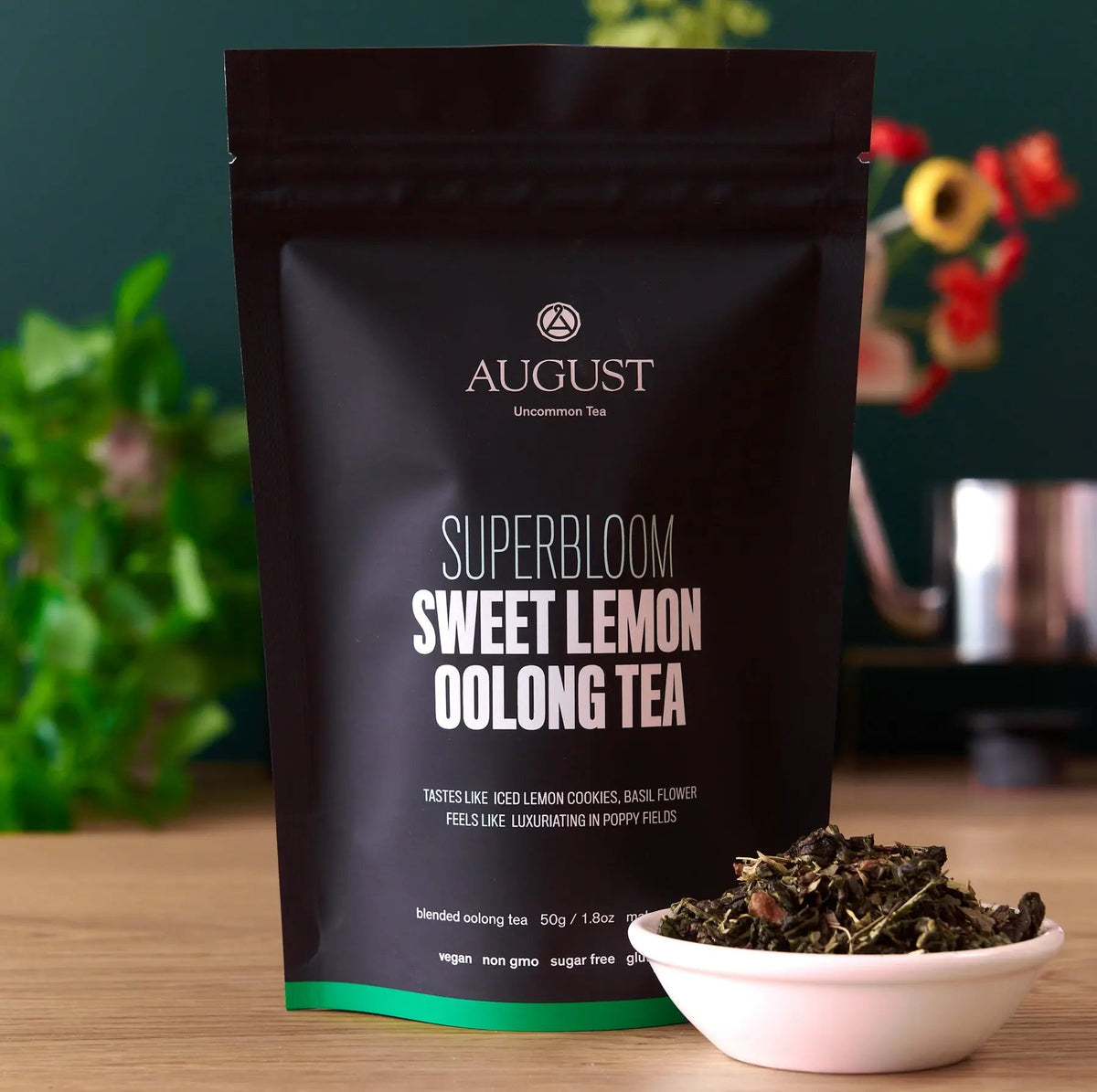 Sweet Oolong Green Tea-Loose Leaf, Vegan & Gluten Free