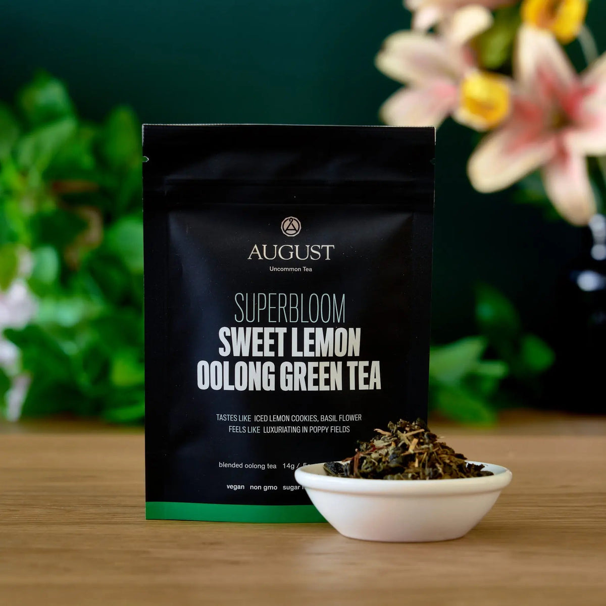 Sweet Oolong Green Tea-Loose Leaf, Vegan & Gluten Free