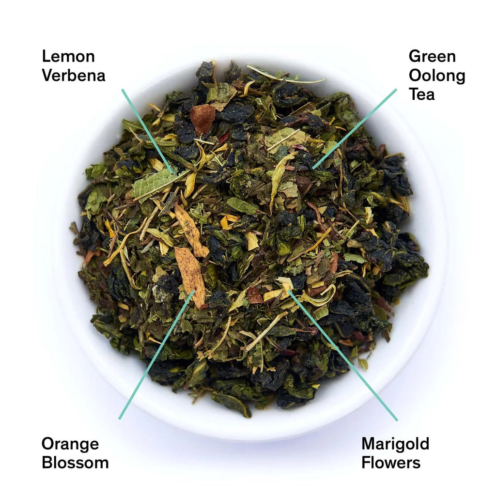 Sweet Oolong Green Tea-Loose Leaf, Vegan & Gluten Free