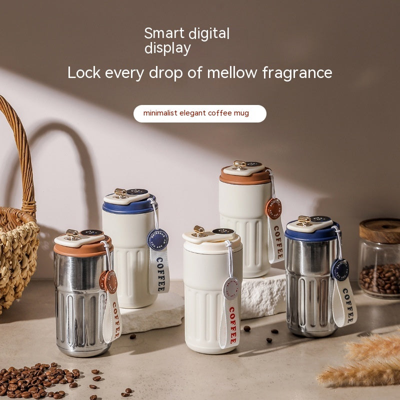 450ml Insulated Water Bottle with Digital Temperature Display