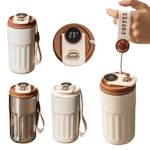 450ml Insulated Water Bottle with Digital Temperature Display