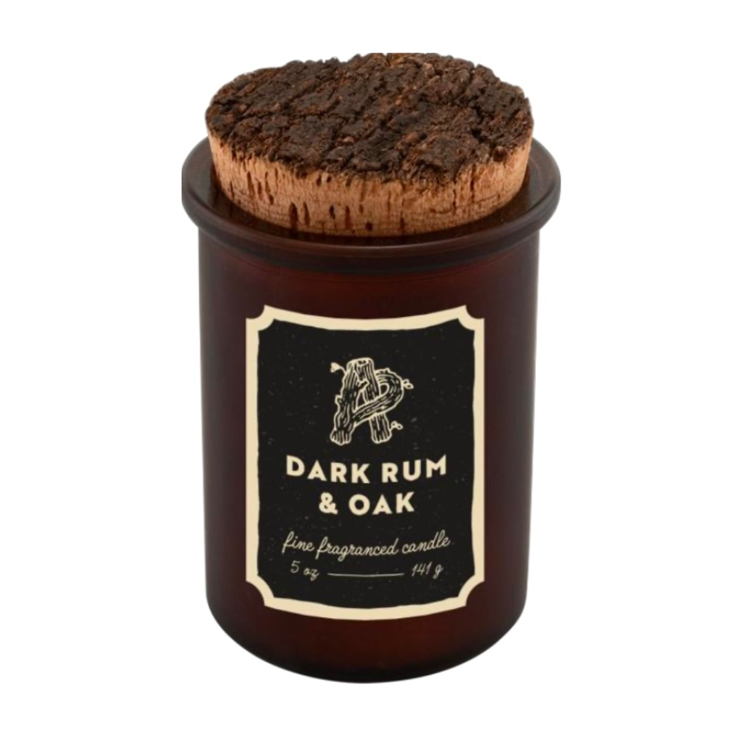 Whiskey & Bourbon Soy Candles Set-7 Spirits-Inspired Scents, 35 Hr Burn