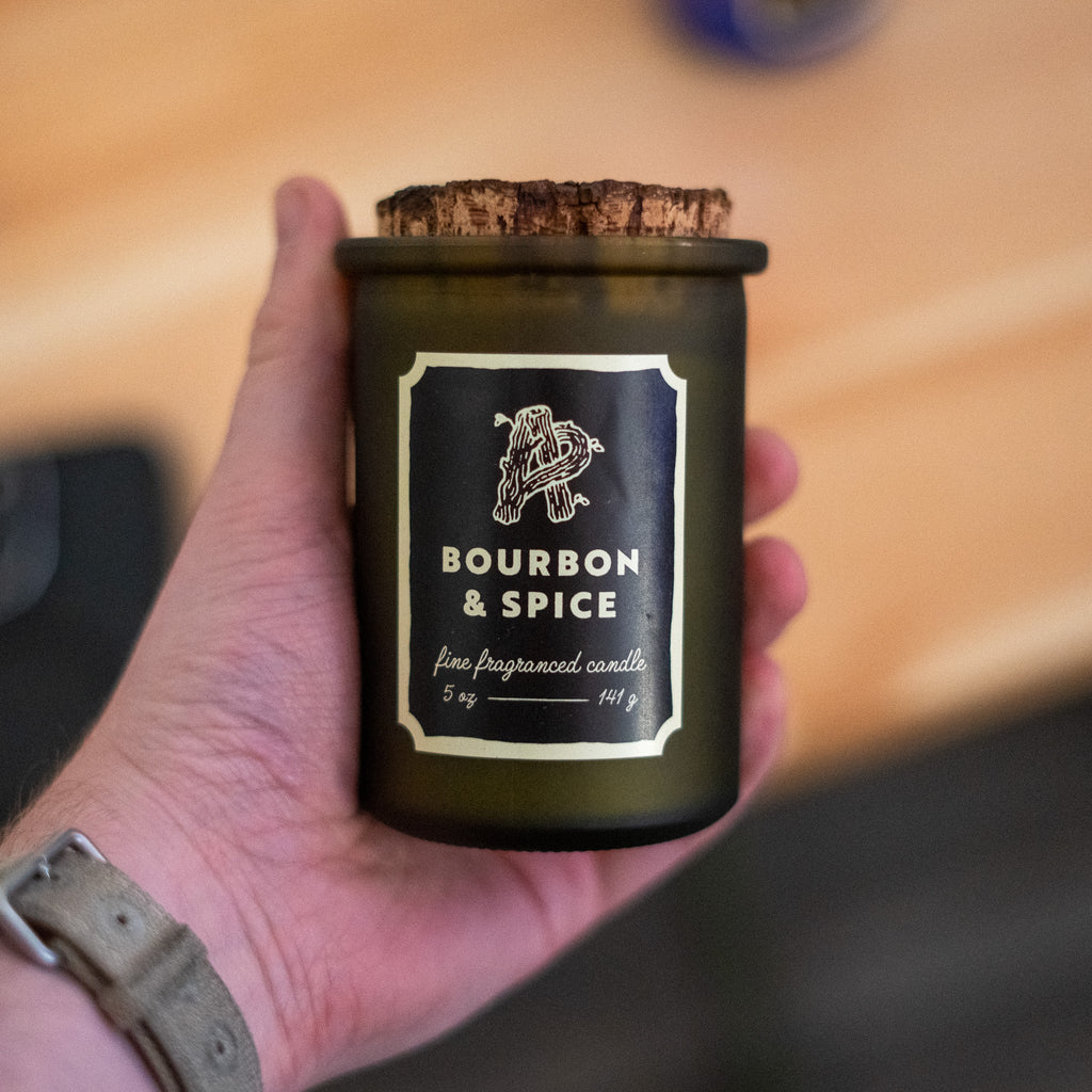 Whiskey & Bourbon Soy Candles Set-7 Spirits-Inspired Scents, 35 Hr Burn