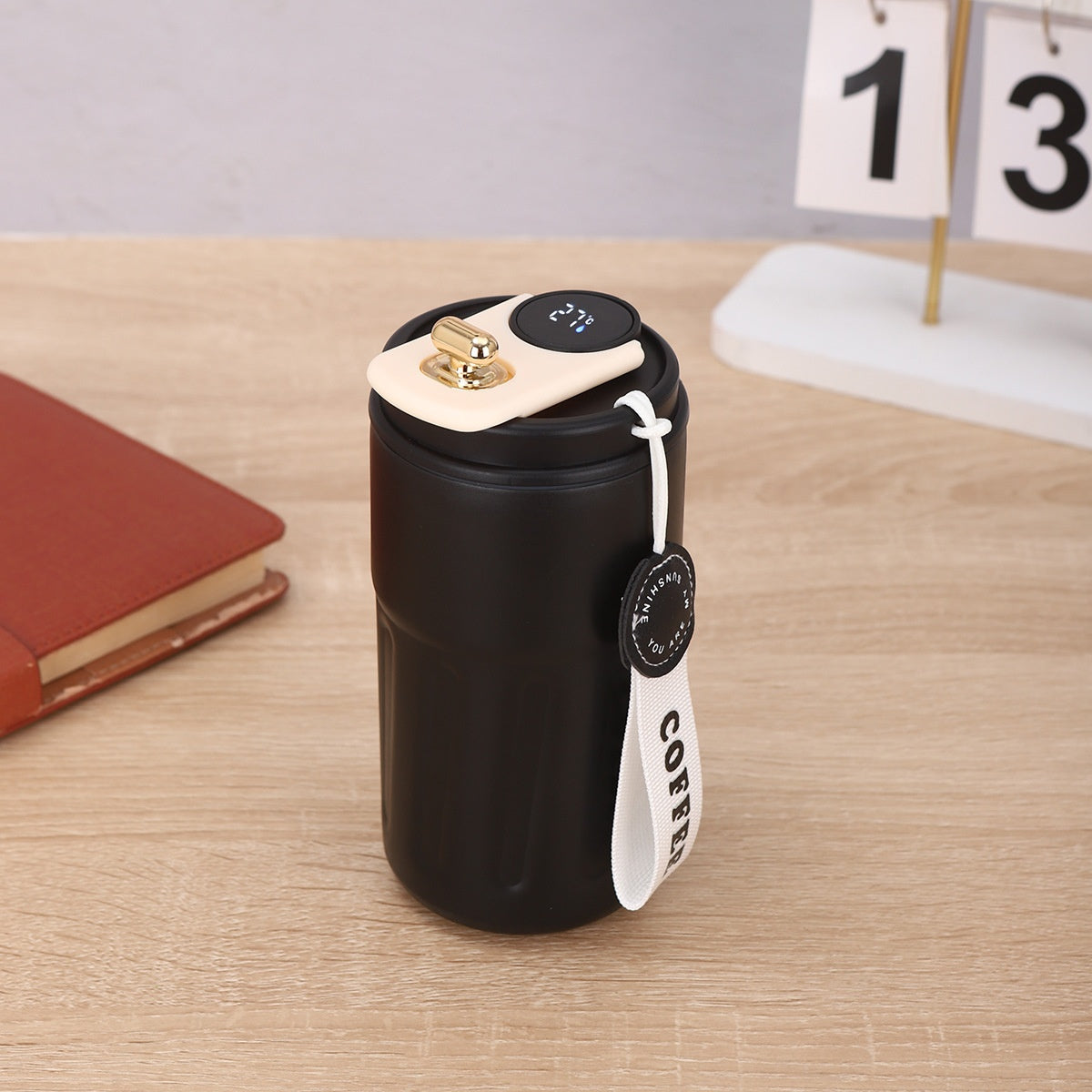 450ml Insulated Water Bottle with Digital Temperature Display