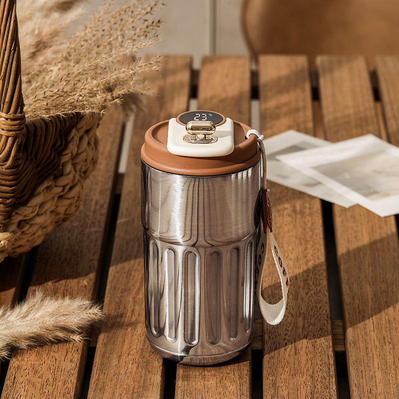 450ml Insulated Water Bottle with Digital Temperature Display